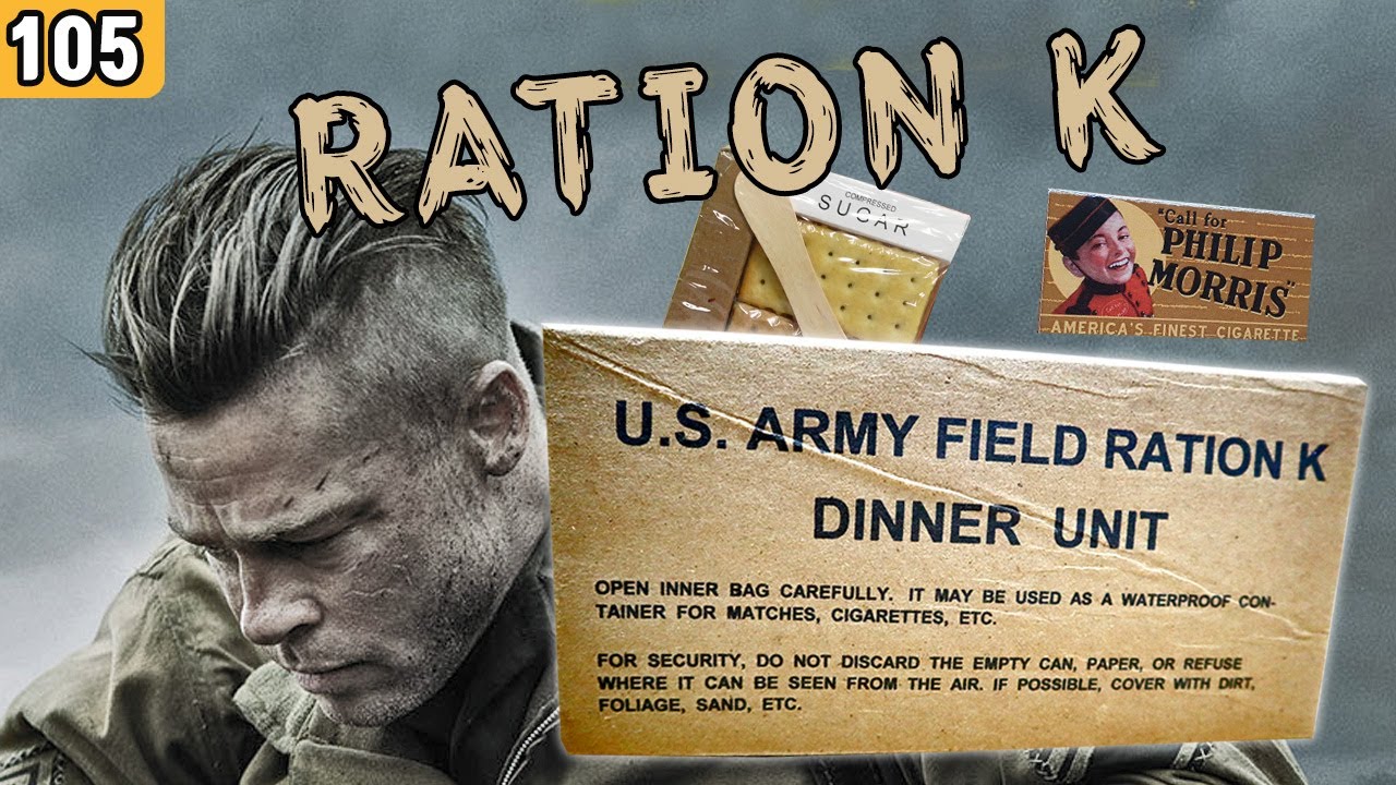 영화 퓨리 2차대전 미군 전투식량 K-레이션(레션) US WW2 K-RATION  [ 진상도 105 ]