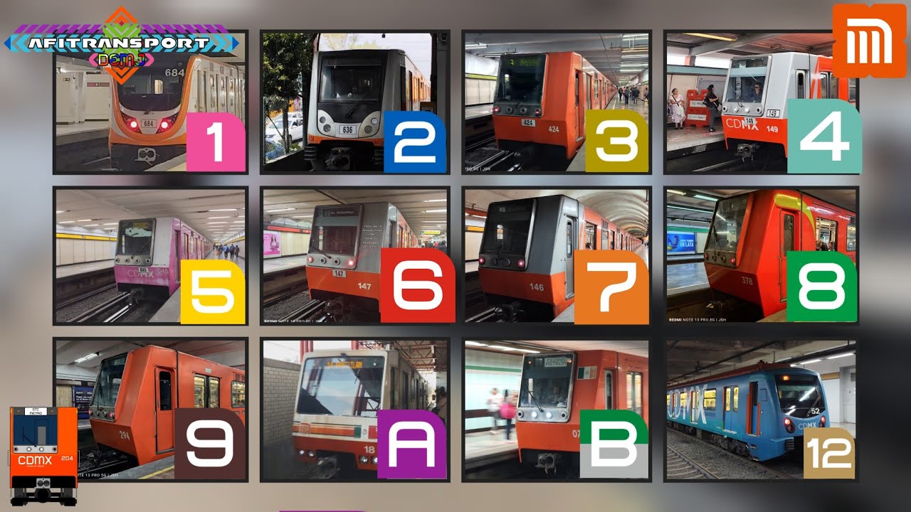 STC Metro - Todas las líneas (Compilación).