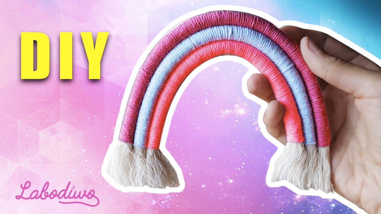 Comment faire un arc en ciel en corde? [Couture invisible]
