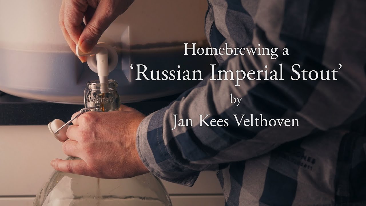 Homebrewing a Russian Imperial Stout beer