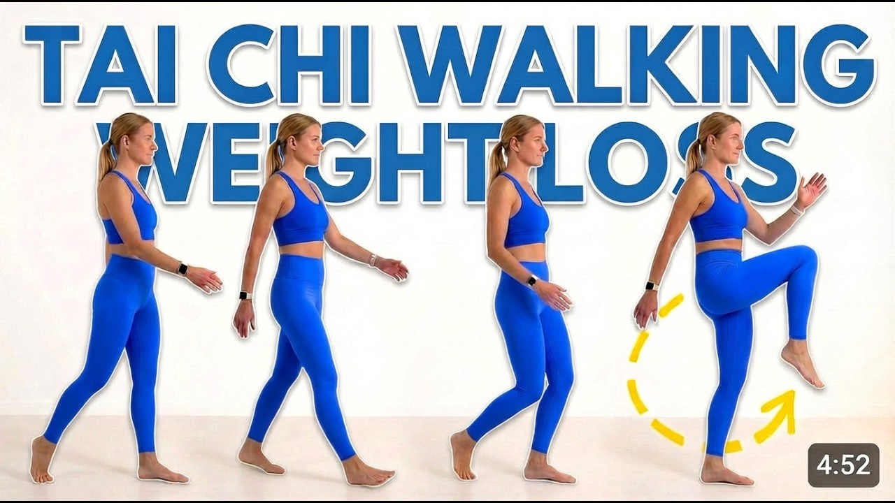 10-minutowy spacer z tai chi na odchudzanie | Domowy plan ćwiczeń o niskim wpływie na środowisko