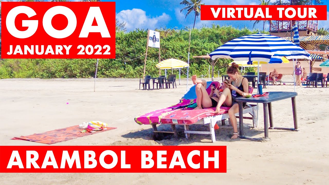 Arambol Beach - January 2022 | Goa Vlog | Shacks Are Open | Goa | Goa 2021 | Russian Beach |