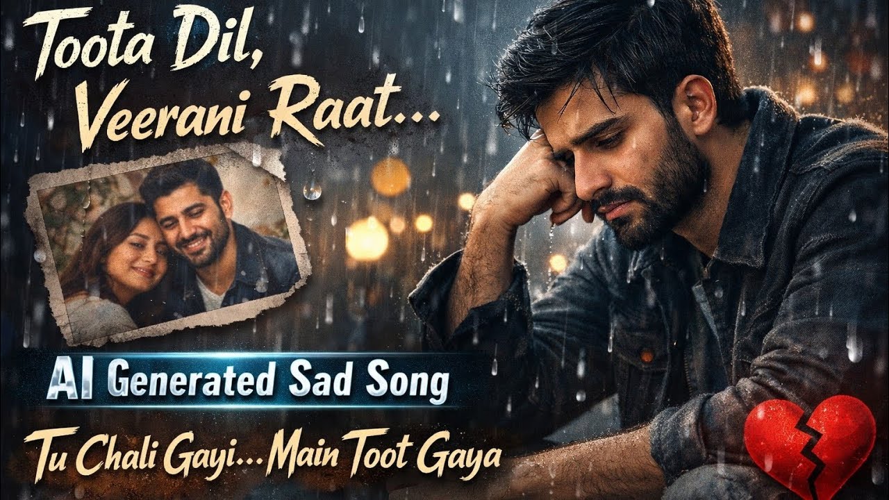 Toota Dil Veeran Raat – AI Generated Sad Love Song 💔
