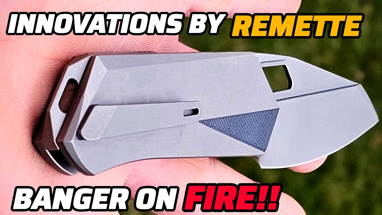 Another Uniquely Made Knife Design By REMETTE the Woodpecker