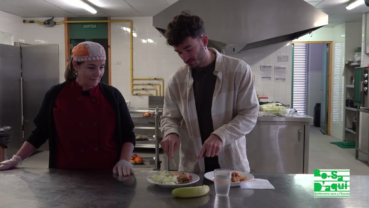 Lluís Sánchez a l'escola Torreta de la Roca del Vallès