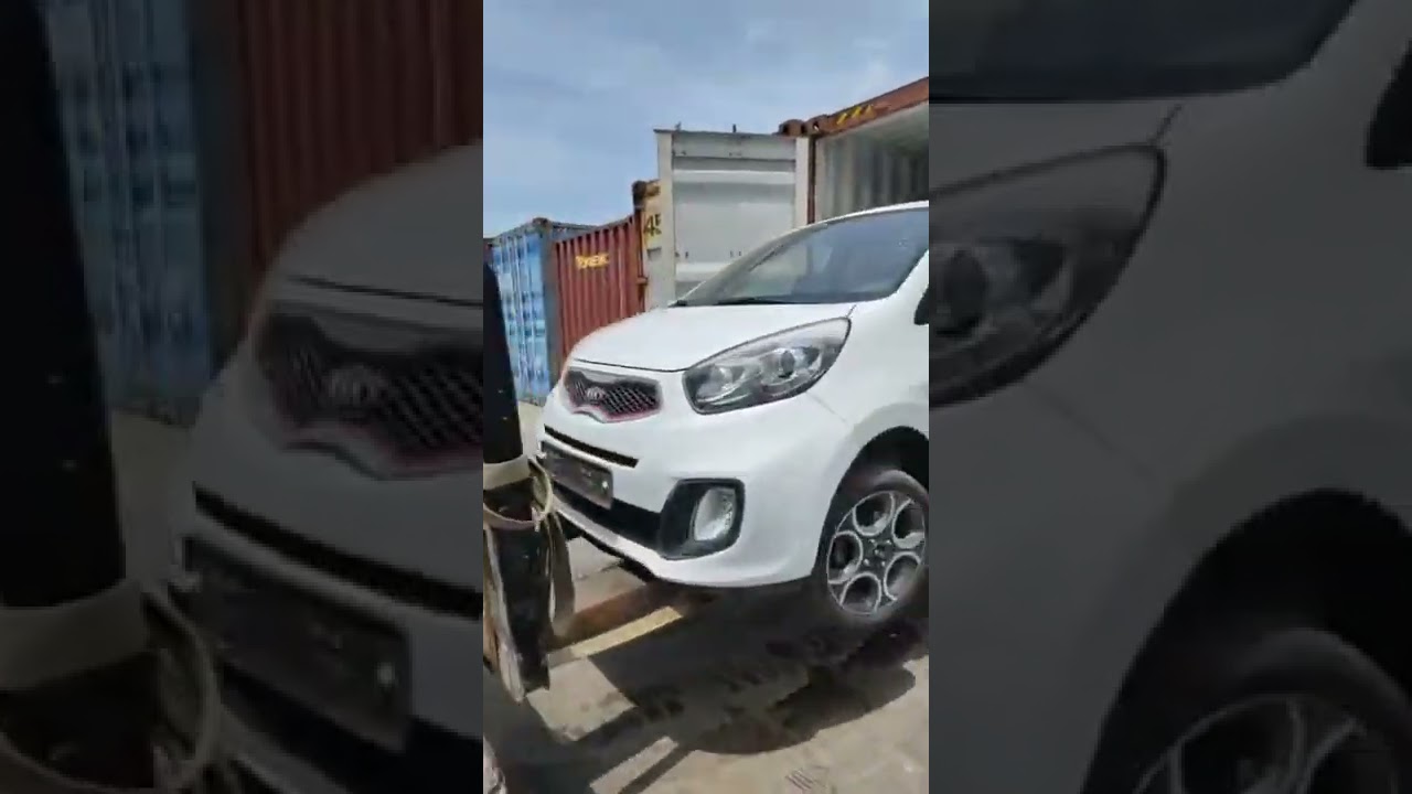 7 Kia morning 2016 black and white