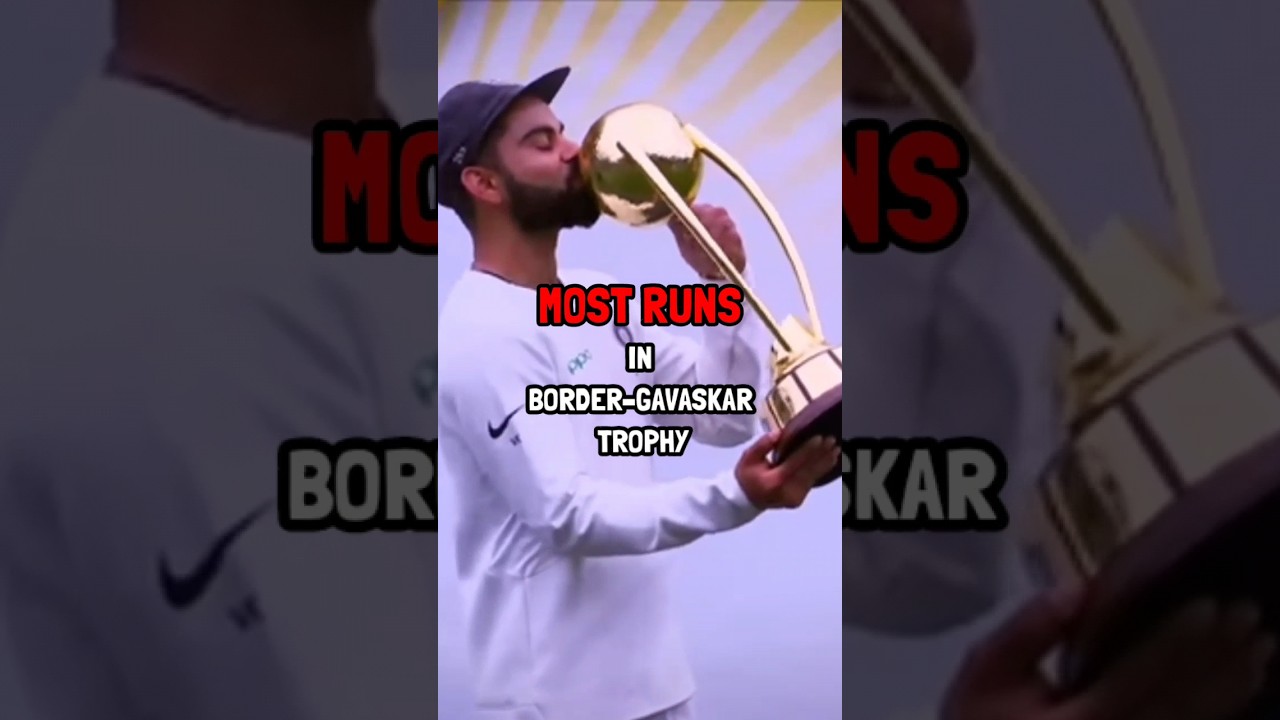 Most Runs 🔥 In Border–Gavaskar Trophy 