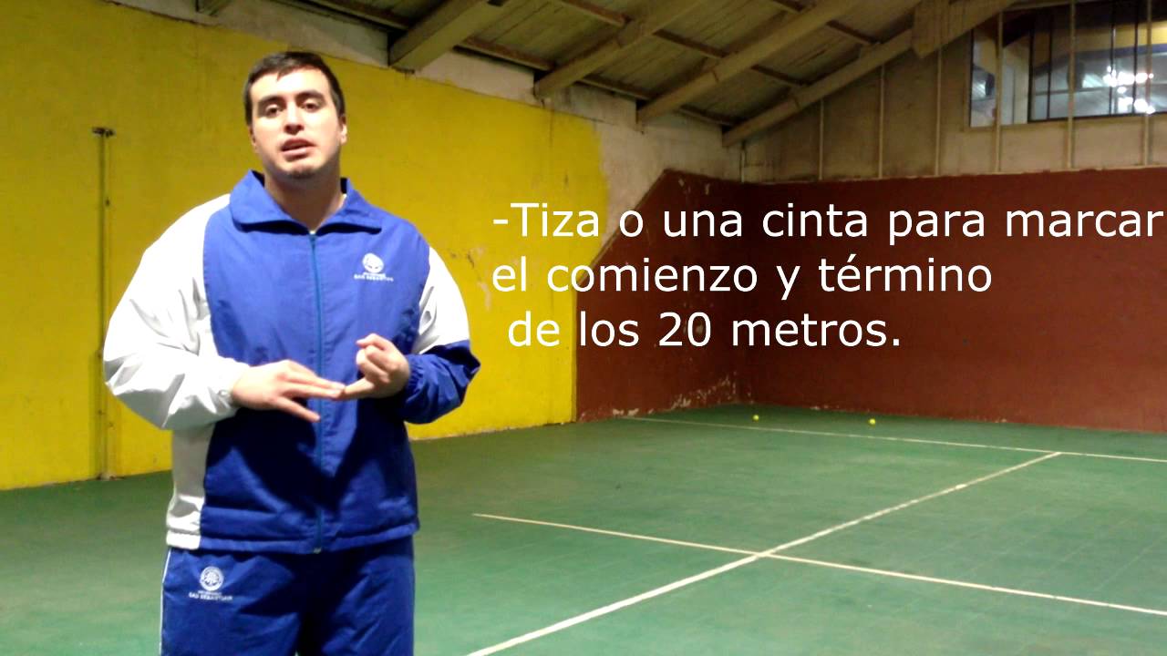 Test de Sprint 20mts