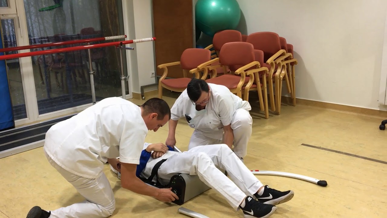 Démonstration chaise Raizer au CHDB