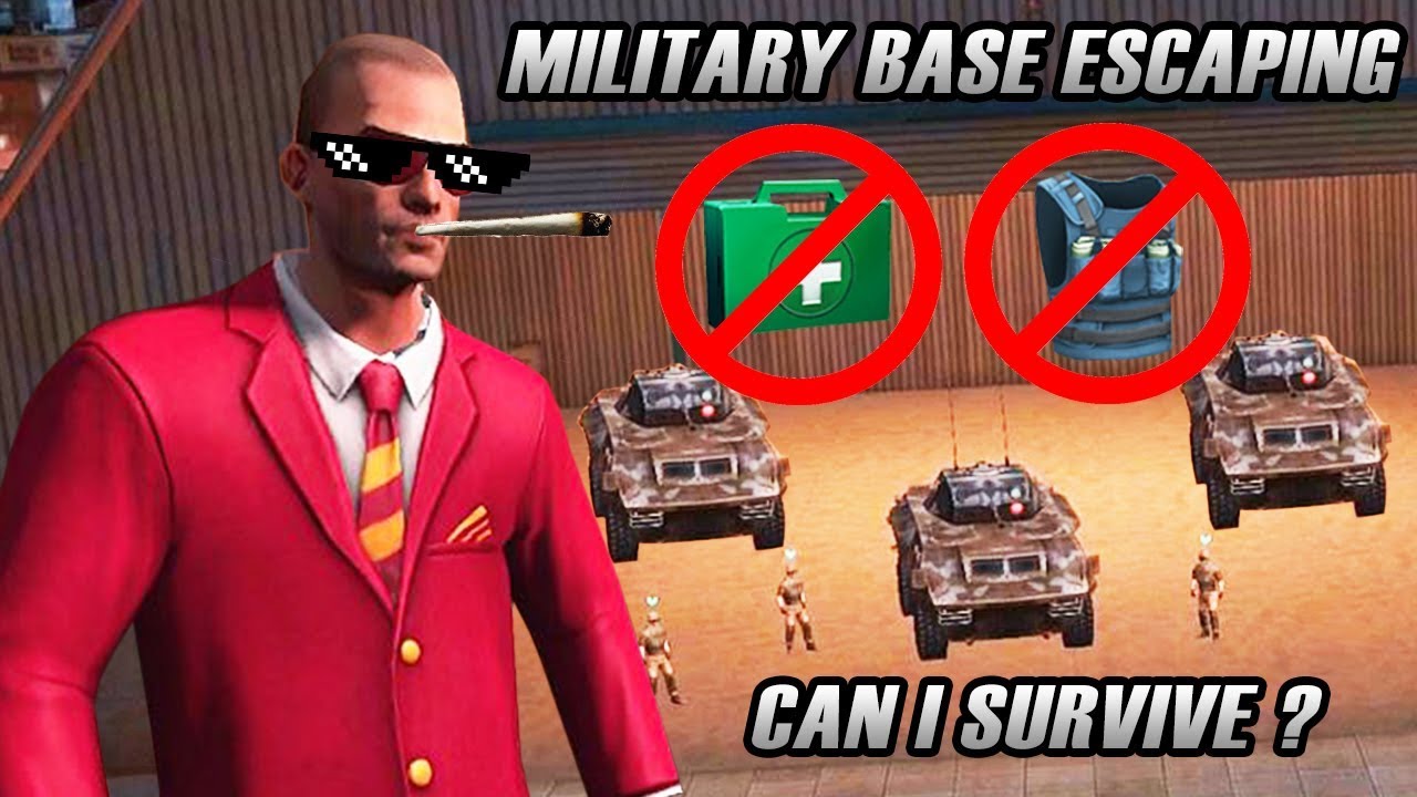 Gangstar Vegas - Can I Survive & Escape Military Base Without Using HEALTH PACK or VEST