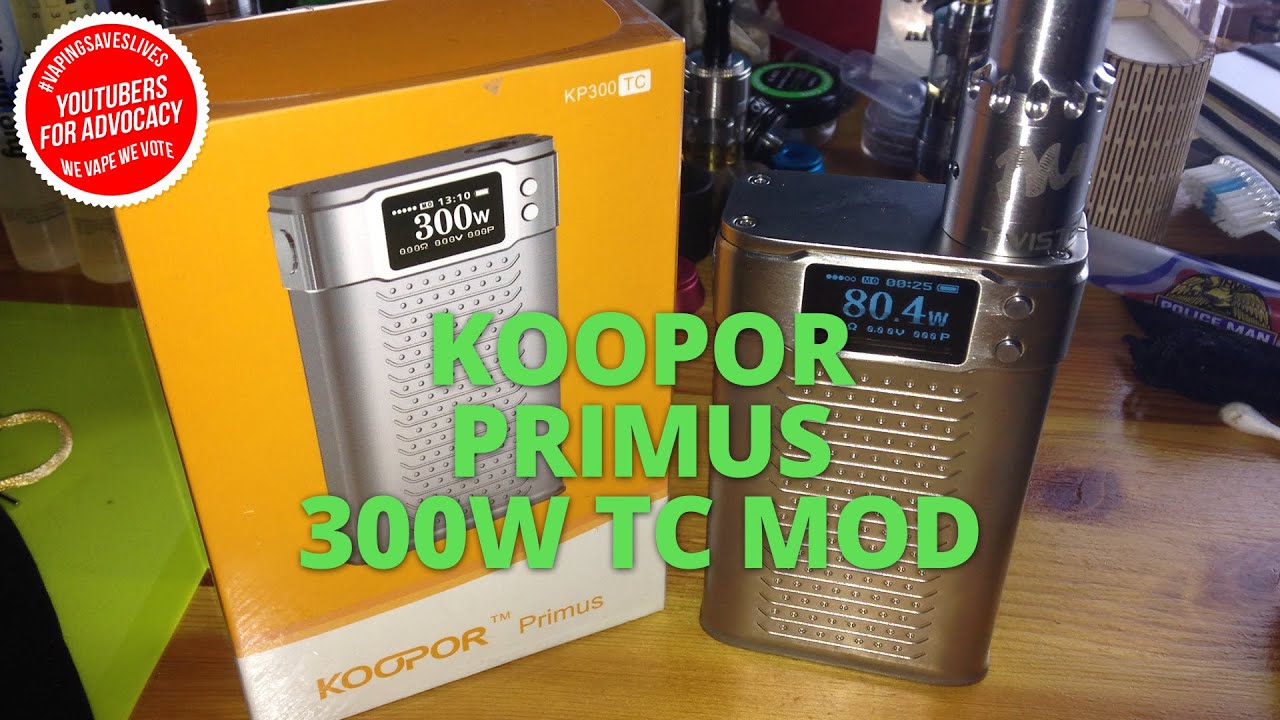 Koopor Primus 300W TC Review + GIVEAWAY