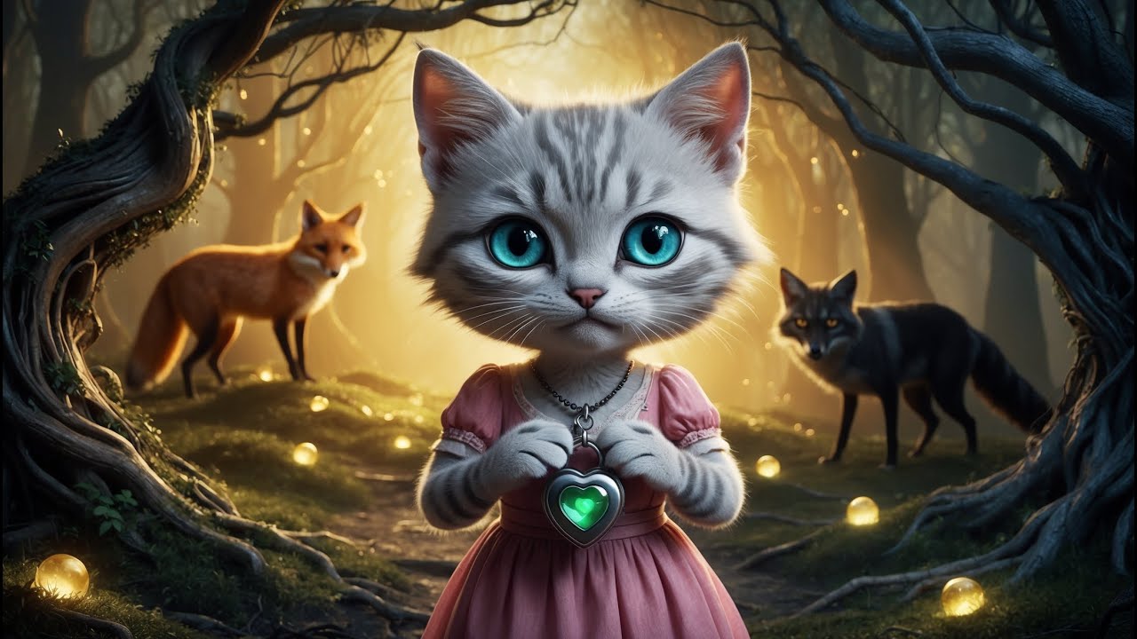Lost Kitten&rsquo;s Emotional Journey Through a Magical Forest | Heartwarming Adventure Story