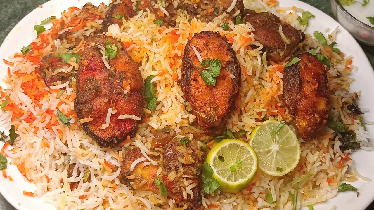 Fish Biryani Recipe | Quick Easy Fish Dum Biryani | How To Make Fish Biryani At Home | Sea Food
