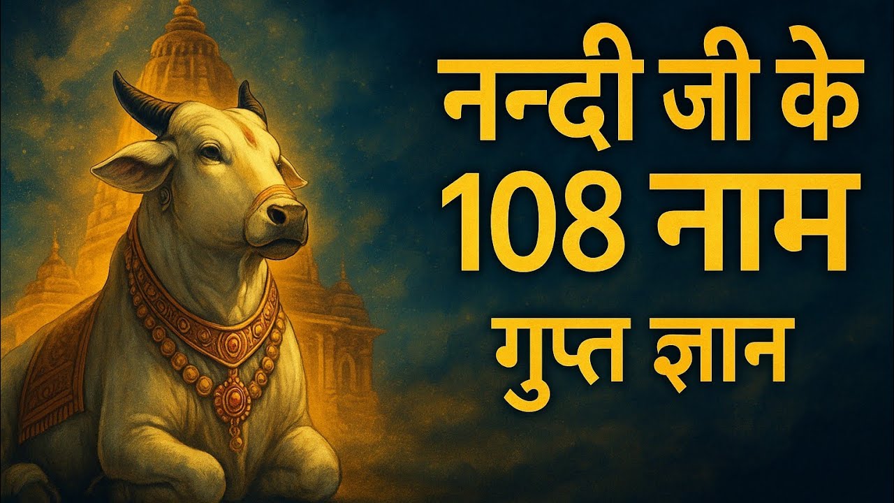 🔱 नंदी के 108 रहस्यमय नाम | Nandi Mantra Power