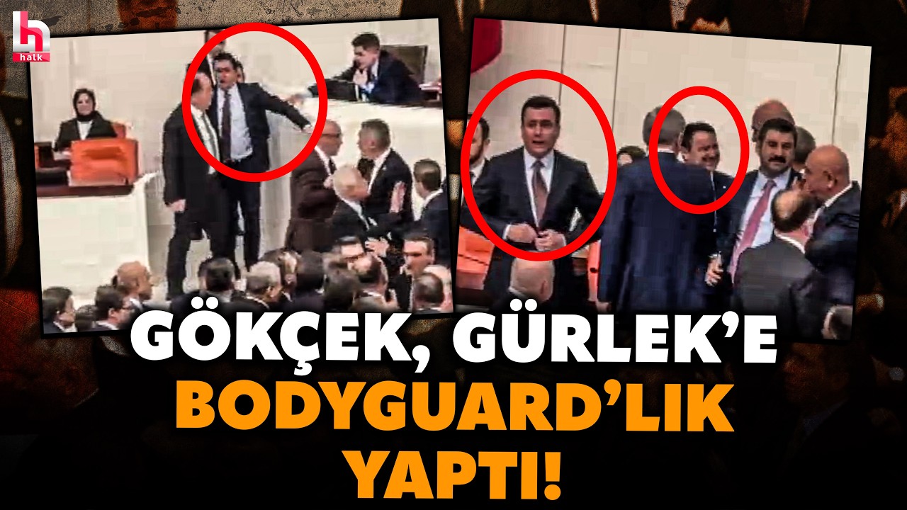 ÇOK ÇARPICI GÖRÜNTÜLER! Osman Gökçek, Akın Gürlek’i böyle korumaya aldı!
