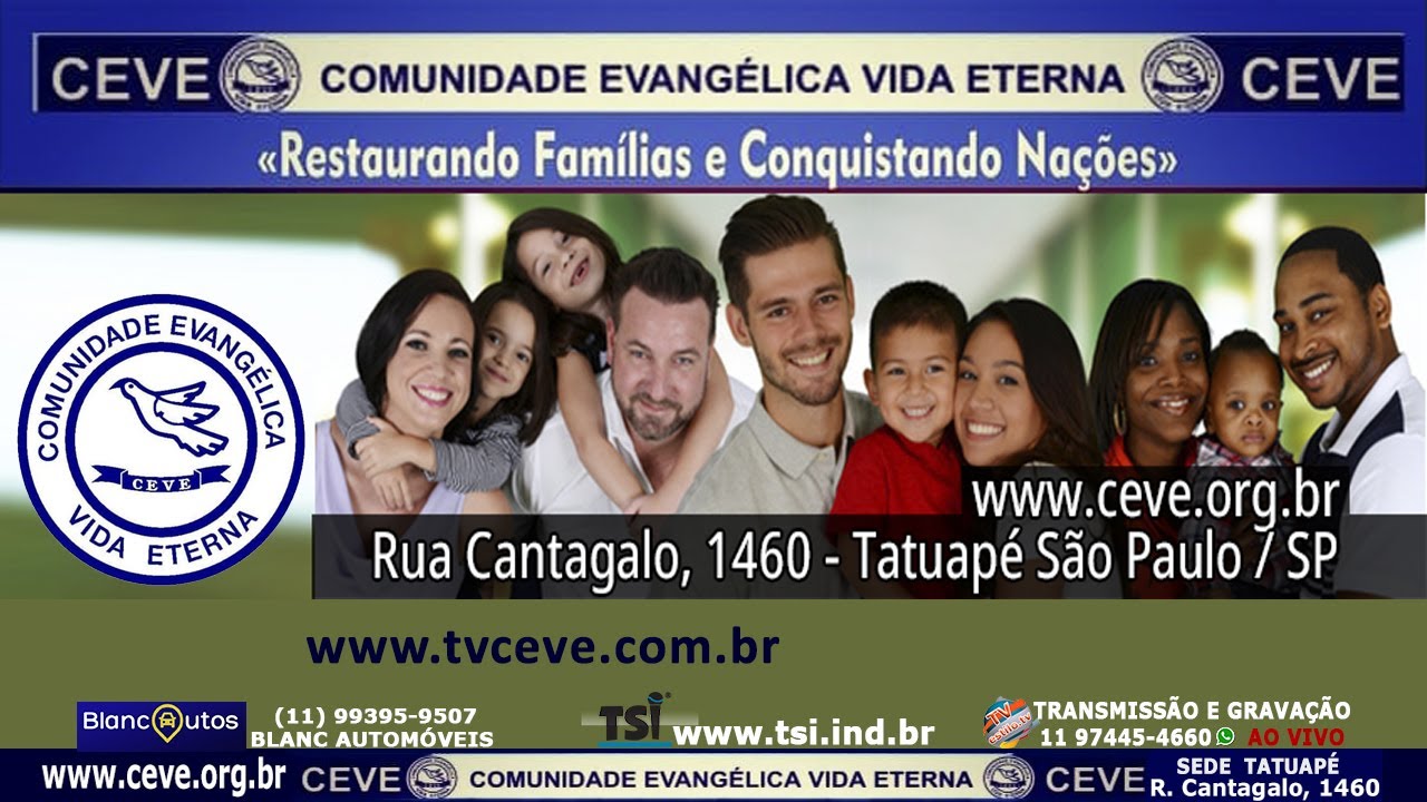 TV Ceve 05/06/22 Culto da fam&iacute;lia