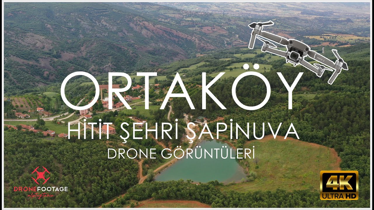 Hitit Şehri Şapinuva : ORTAKÖY, ÇORUM 4K Drone görüntüleri - DJI Mavic 2 Pro