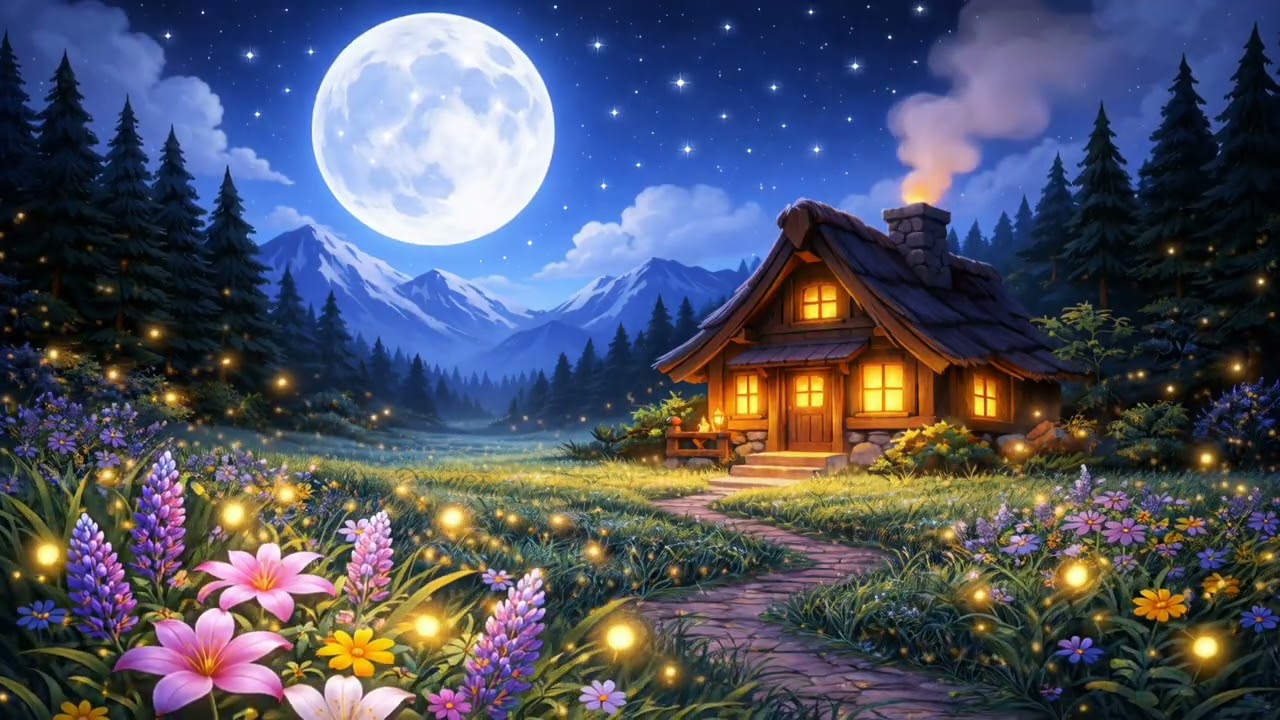 Moonlit Meadow Piano for Deep Sleep | Gentle Medieval Calm