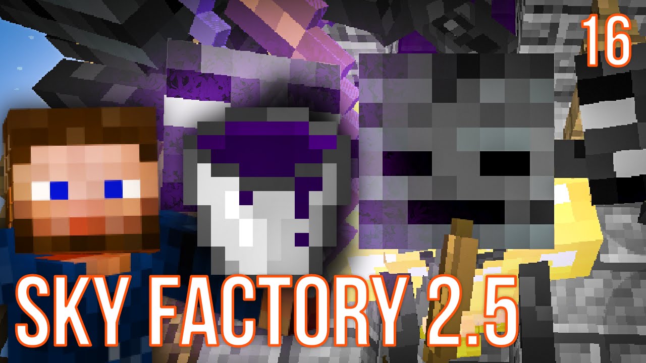 WITHER SKELETON FARM | SKY FACTORY 2.5 | EPISODE 16