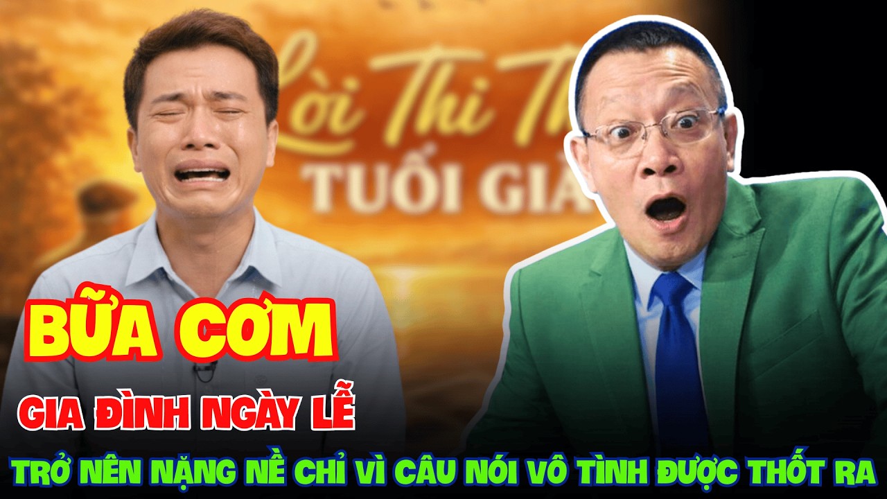 Bữa Cơm Gia Đình Ngày Lễ Trở Nên Nặng Nề Khi Một Câu Nói Vô Tình Được Thốt Ra.
