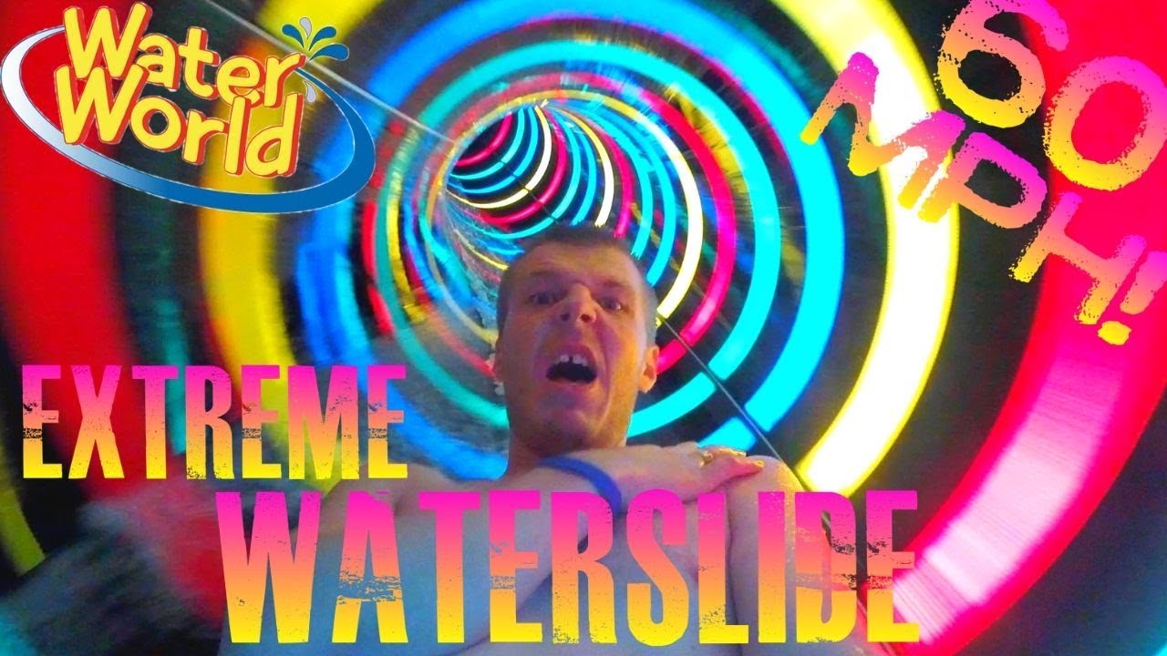 The UK's Fastest Tallest TRAP DOOR Water Slide 60MPH ! | NEW SLIDES RIDES Water World Stoke on Trent
