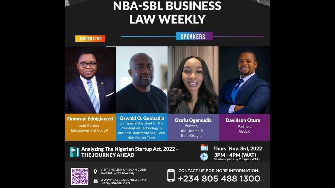 Analyzing the Nigerian Startup Act, 2022 - The Journey Ahead