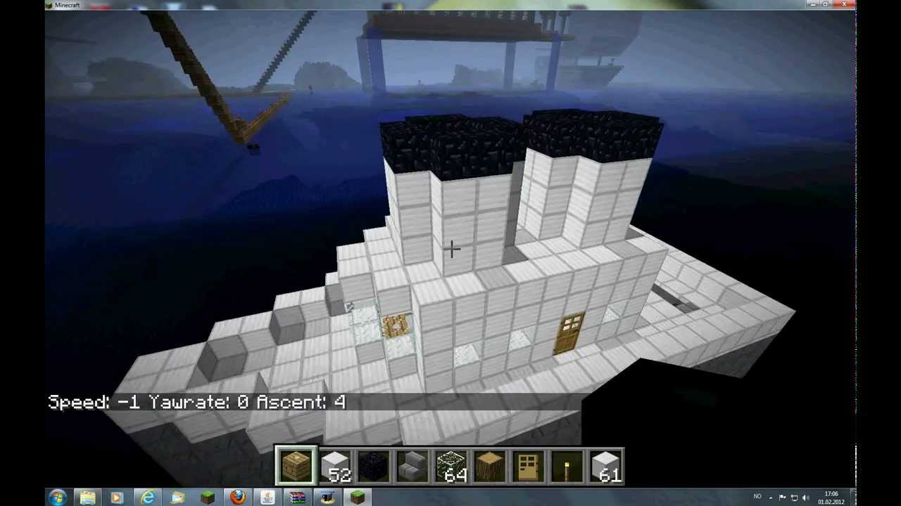 Minecraft my little ship sinking!