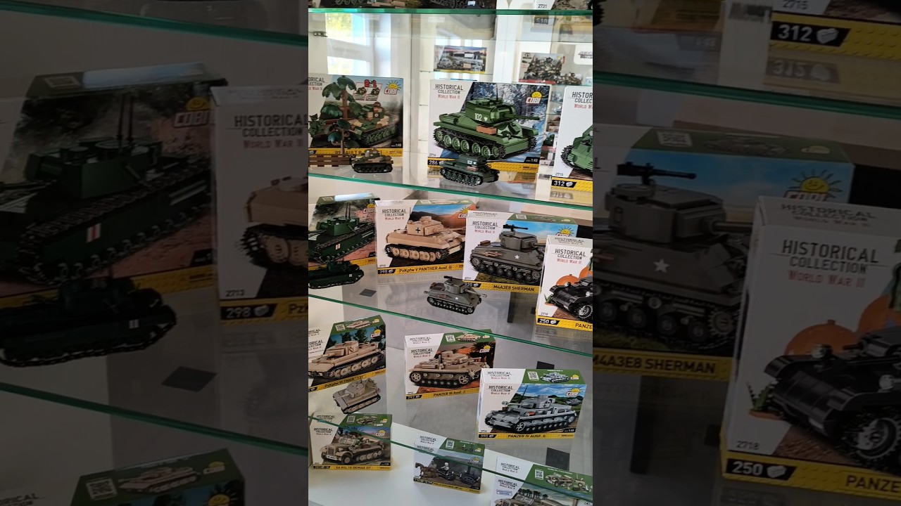Tanks in 1:48 scale🔥 Which one is your favorite?🤔 #cobi #cobibricks #militarybricks #ww2 #klockicobi