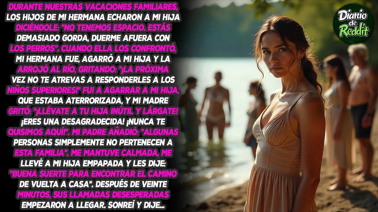 Durante nuestras vacaciones familiares, los hijos de mi hermana echaron a mi hija, diciendo: 'No...