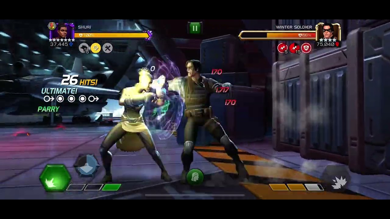 MCOC Shuri 7 Star Rank vs Winter Soldier ROL