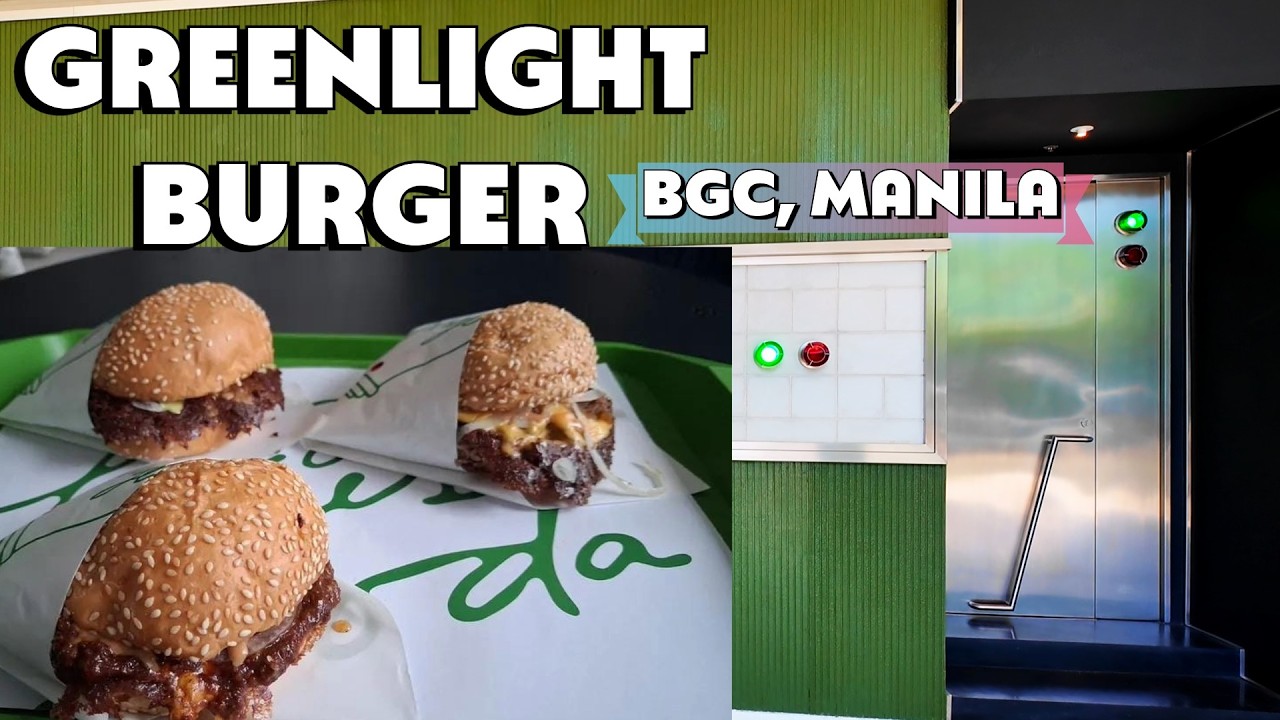 Best Burgers in the BGC? Chef Alvin Cailan's Greenlight Burger Food Review
