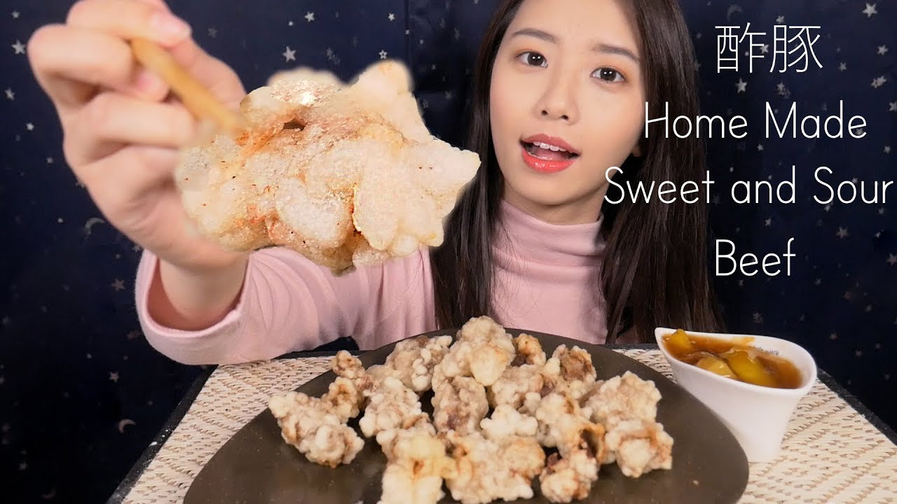 (Китайская еда) Говядина с глубокой жареной