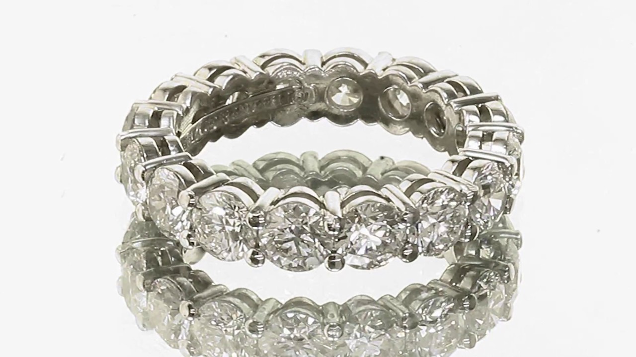 TIFFANY & CO. Embrace Diamond Platinum Band Ring