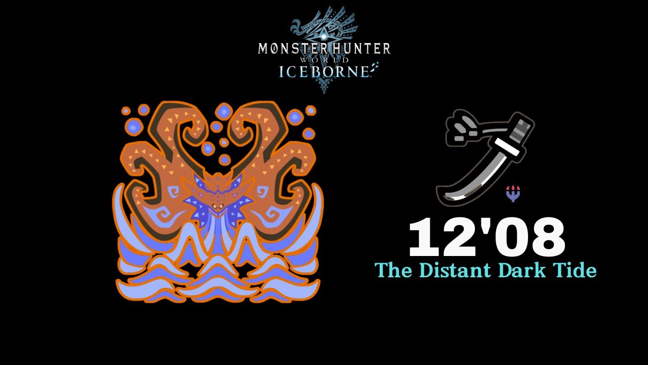 Monster Hunter World: Iceborne - Arch-Tempered Namielle | Longsword: 12'08 | Co-op