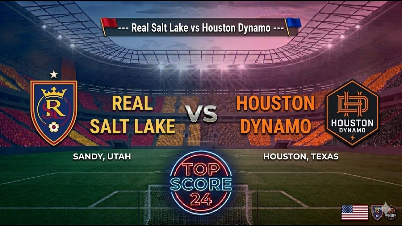 🔴 LIVE | Real Salt Lake vs Houston Dynamo | MLS Live Score & Commentary | Top score24