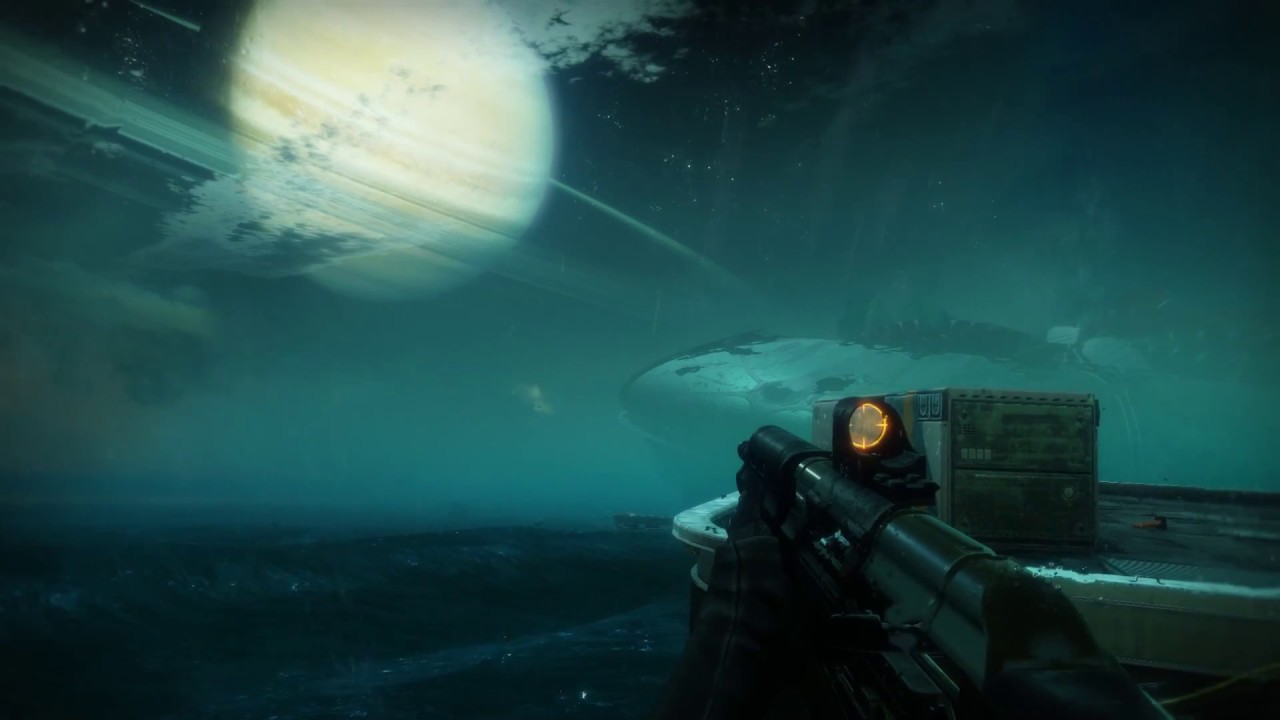 Saturn in the Rain - Destiny 2 - Quiet Time Gaming