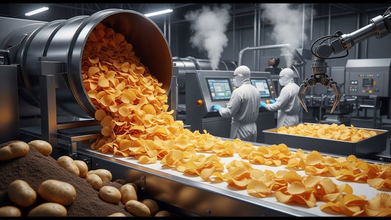 Industrial Chip Making: Potato Chips Manufacturing Process Secrets