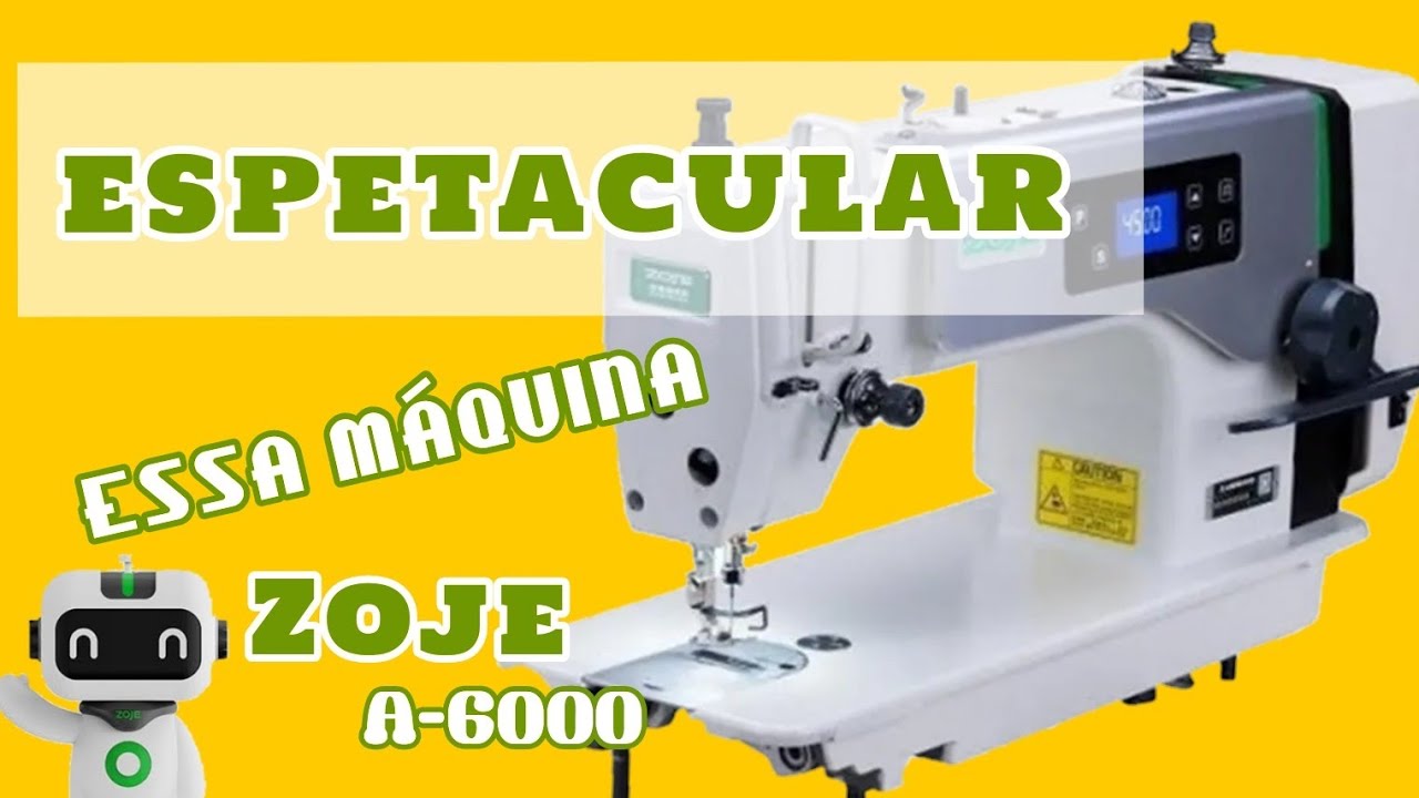 MAQUINA DE COSTURA ZOJE DIRECT DRIVE A6000 [espetacular]