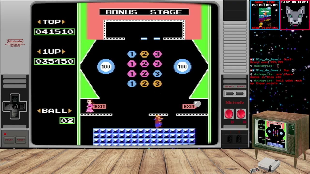 NES Black Box Series - Pinball (1st playthrough part 1)