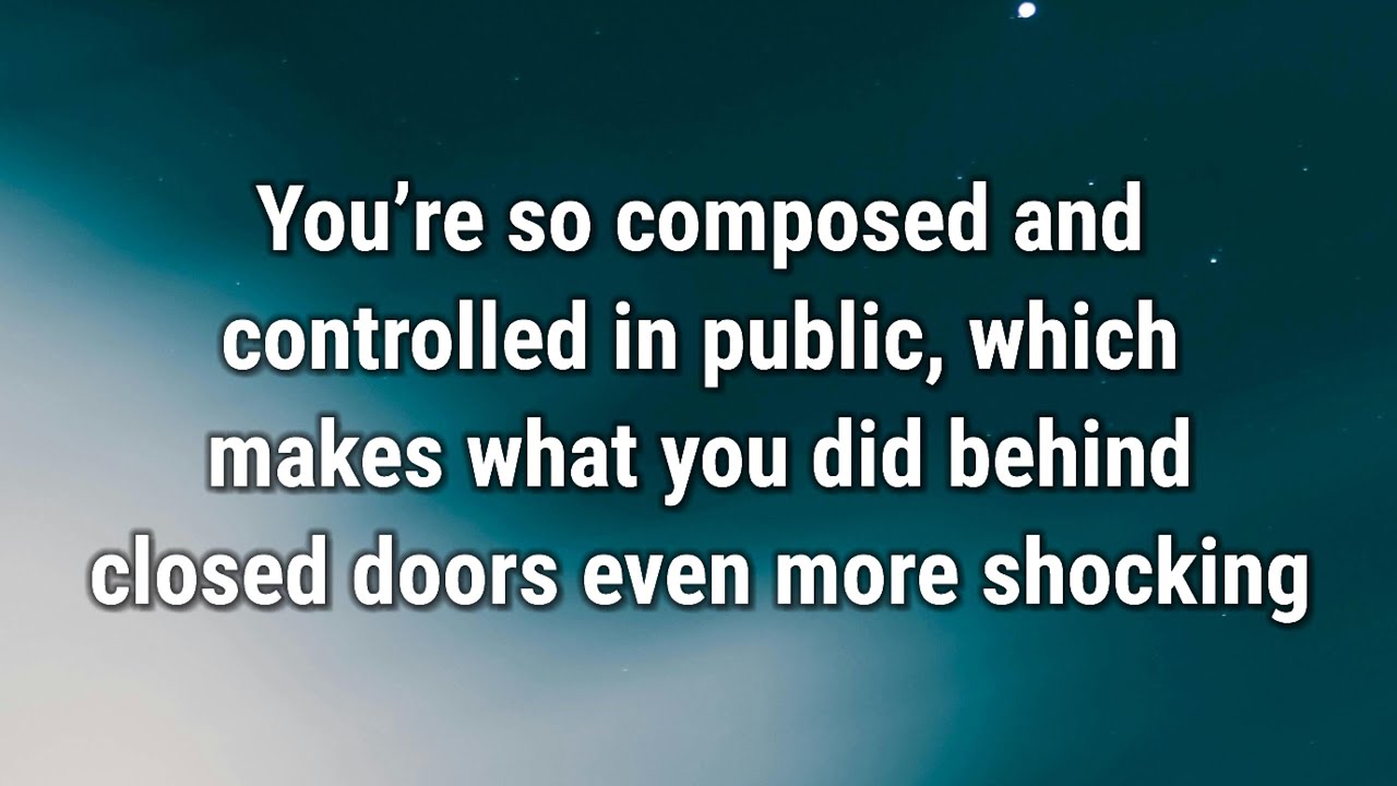 💌 You’re so composed and controlled in public, which makes what you...