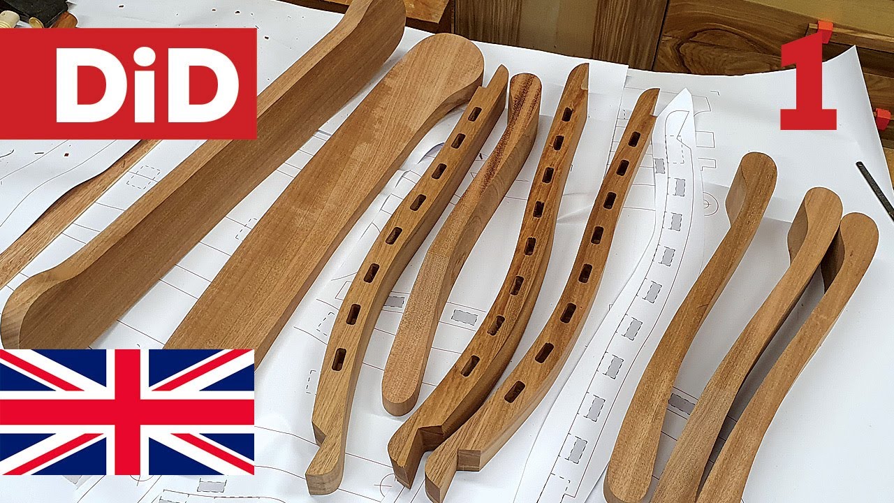 996. RMS Titanic's Deck Chair - wooden chair - work part 1