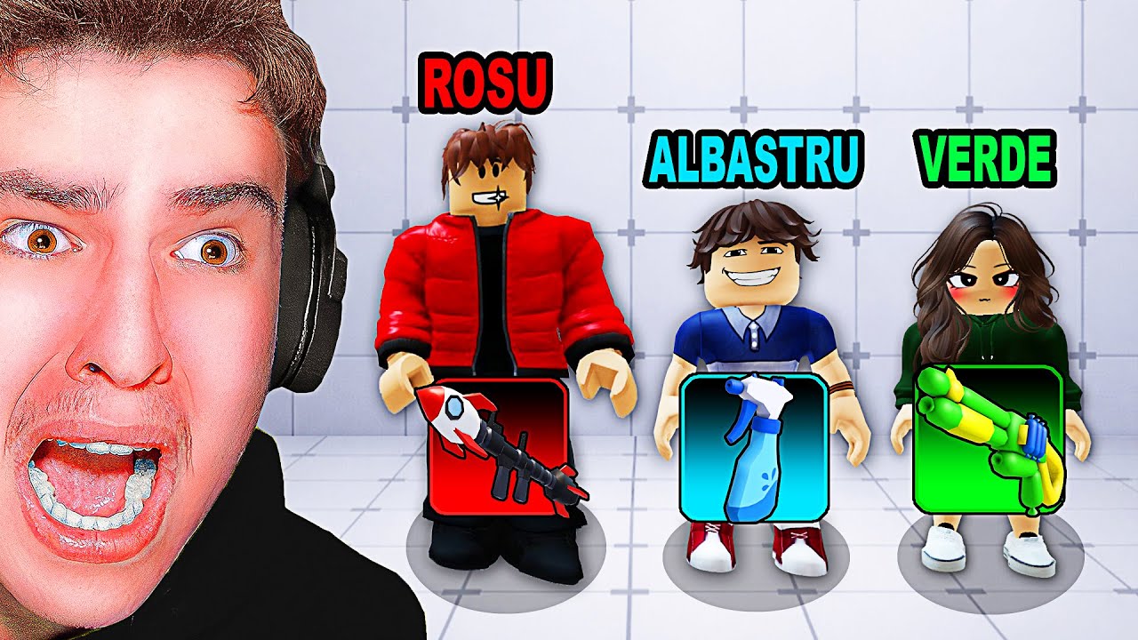 *O SINGURĂ CULOARE* Challenge În Roblox Rivals ... !