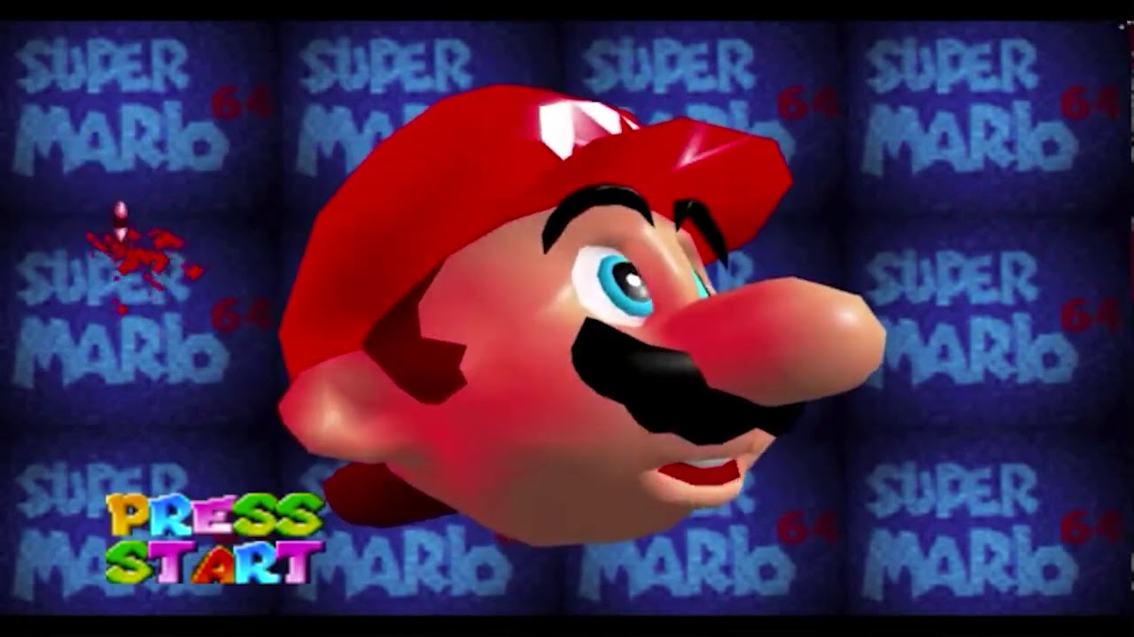 Super Mario 64 - Opening (Long) Backwards!
