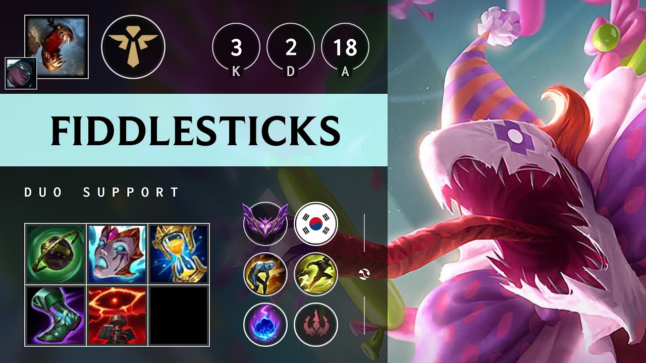 Fiddlesticks Support vs Nami - KR Master Patch 25.13
