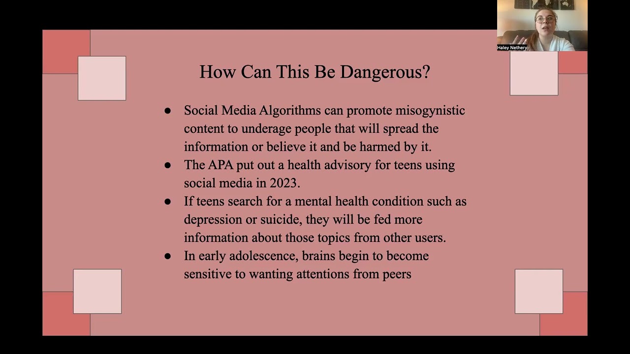 The Dangers of Social Media Algorithms on Teenagers