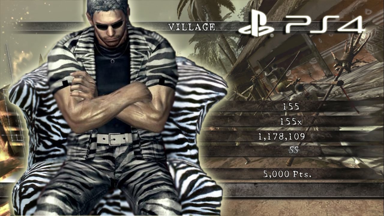 Pueblo Solo 1178k Chris Safari | Resident Evil 5 PS4 Mercenaries United