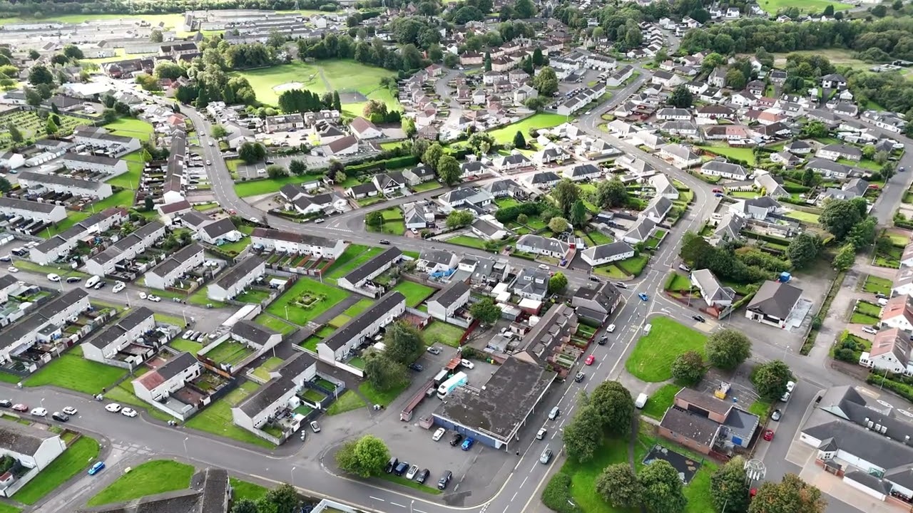 Flight over High Blantyre at 350 ft