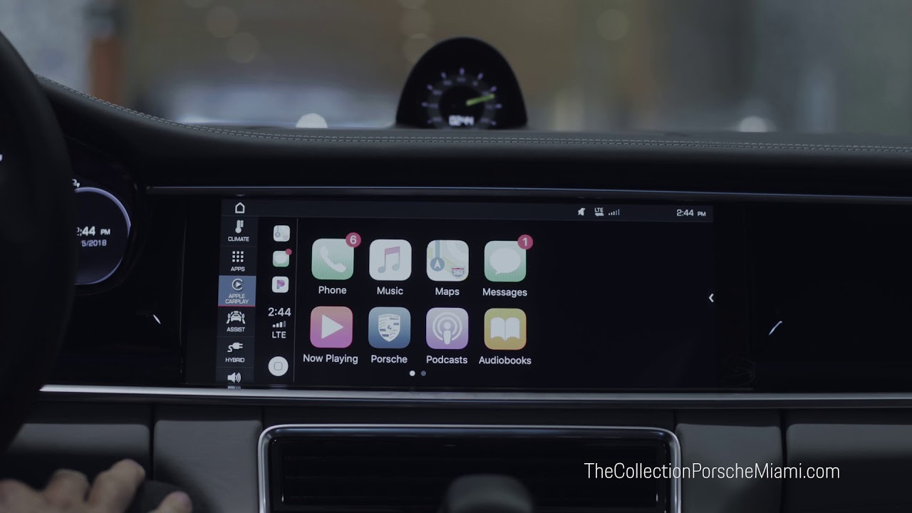 Apple Car Play inside the Porsche Panamera Tutorial