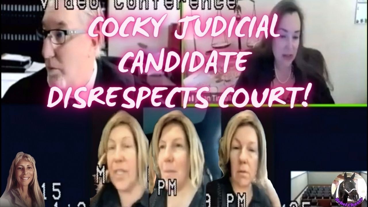 Cocky Judicial Candidate Completely Disrespects Court & Receives A Barr Complaint!