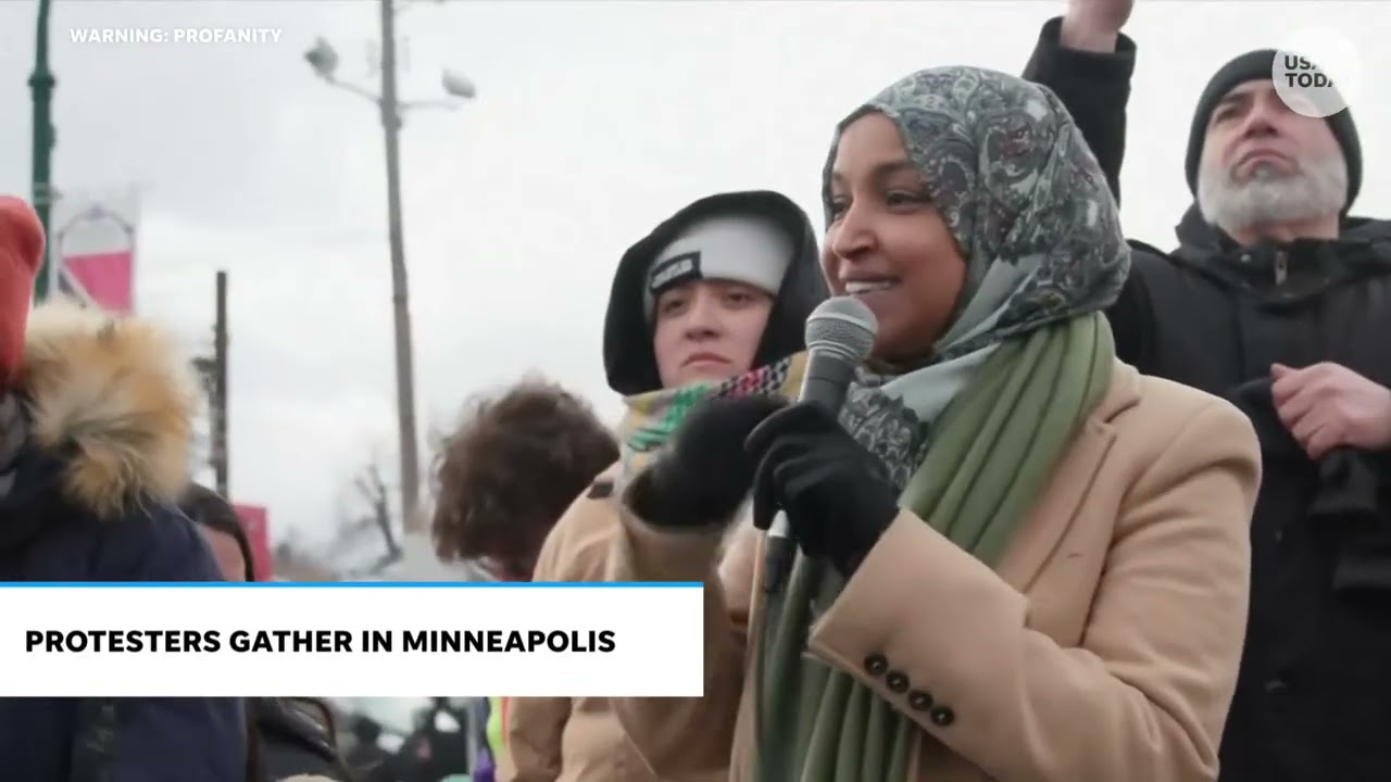 Rep. Ilhan Omar full speech at Minneapolis ICE protest against killing of Renee Good: 'Say her name'